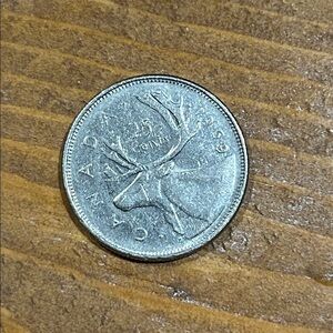 Canadian 25 Cent 1969 Canadian quarter coin collectors RARE